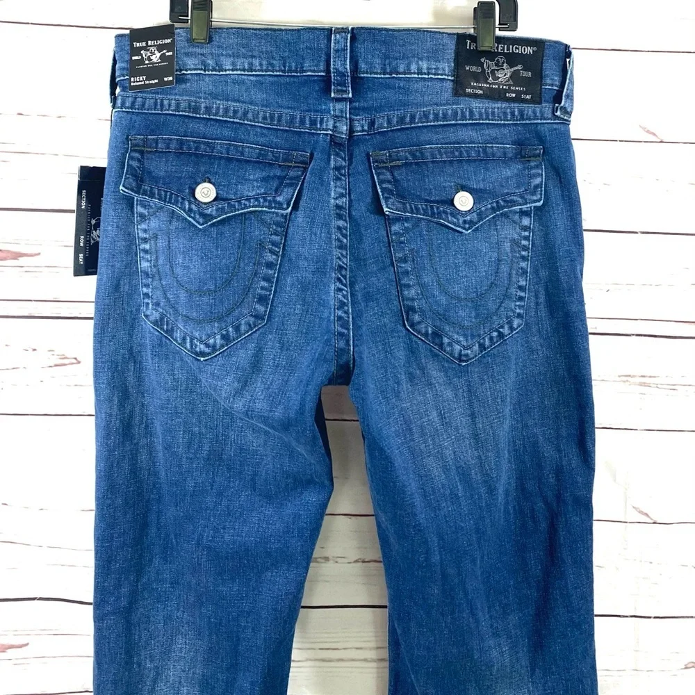 True‎ Religion Ricky Mens Jeans Relaxed Straight